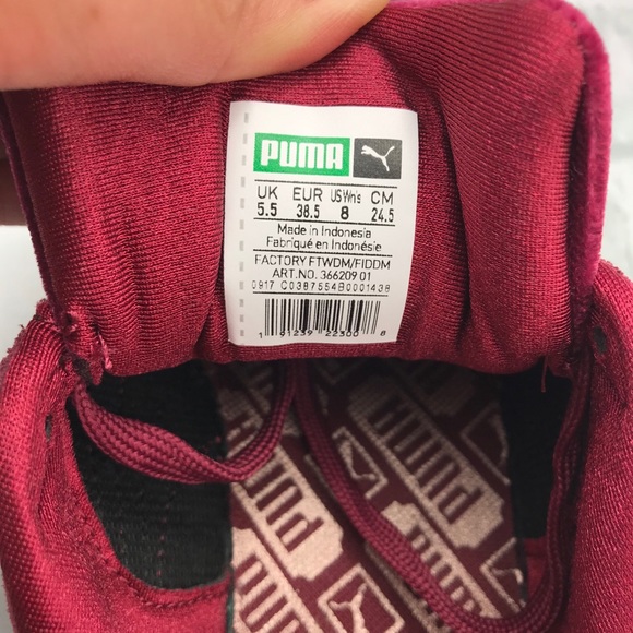 PUMA Suede Classic Velvet Cordovan - Picture 8 of 8